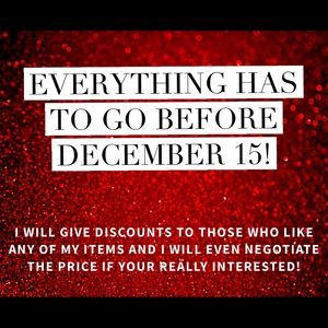 Christmas sale!!!